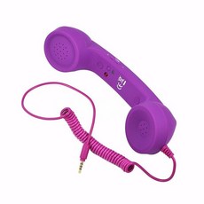 유선 전화기 모텔 사무실 기능이 데스크용 유선전화기 클래식 레트로전화기 공유 모던엔틱, Purple