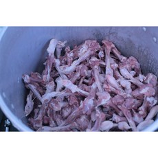 덕담골 유황오리 날개 or 다리뼈, 다리(도가니), 1개, 2kg