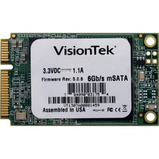 VisionTek 480GB mSATA SATAIII 내부 솔리드 스테이트 드라이브 - 900613, 240 GB