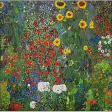 십자수해바라기도안