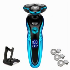 ZOZEN 세척 가능 충전식 전기 면도기 남성용 수염 트리머 습식 건식 사용 ZN3015, 3015-2 With Display