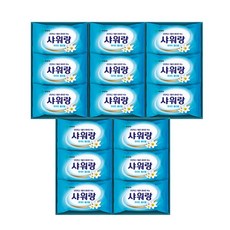무궁화 샤워랑 화이트 플로럴 비누 130g 15개 상품 이미지