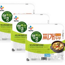 CJ 행복한콩 양념이잘배는찌개두부 300g, 54개
