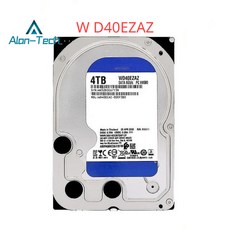 W-D W D40EZAZ 4TB 하드 드라이브 디스크 데스크탑 PC 4T HDD 케이스 Ssd M2 Nvme - hdd2t