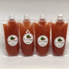 주지표 수박착즙주스100%, 4팩, 230ml