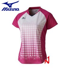 미즈노 기획반팔티 투어02 72MA720264 여성 PK/WH
