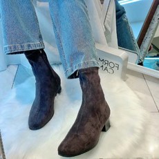 [현대백화점][포멜카멜레] 데일리 스판 기모 앵클부츠 FGW1F1SA011Z1