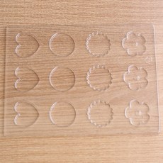 이홈베이킹 발렌타인데이 초콜릿만들기 모음, 1개, 59_망디앙초콜릿몰드 12구