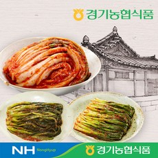 경기농협식품 청산 포기김치3kg+갓김치1kg+파김치1kg, 단품