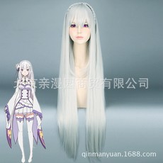 애니코스프레의상 에밀리아 코스튬 가발