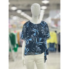 [조이너스 ] 여성 블라우스 여성 쉬폰 블라우스 라운드넥 프린트 블라우스 JADU6WRB501