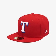 [국내정식매장] 뉴에라 스냅백 MLB 어센틱 텍사스 레인저스 얼트 레드 모자 상품 이미지