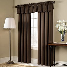 The_Curtain_Shop Blackstone Triple Pass Blackout Scalloped Valanc (Gold Scalloped Valance 54Wx15L), 본상품