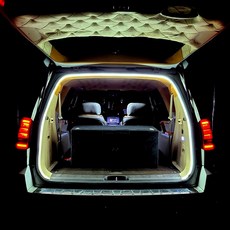 발통마켓 면발광 LED바 식빵등 5M 트렁크등 줄조명 9컬러 차박 캠핑카 LED, LED식빵등(레드)3pcs