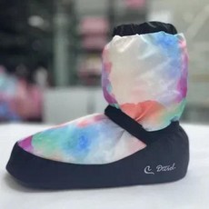 발레웜부츠 워밍업부츠 따뜻한부츠 여성용 블랙 퍼플 그레이 발레 캐슬 플로 댄스 웜 부츠 23cm 26.5cm 발 길이 워밍업 부티