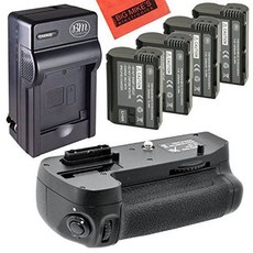 Battery and Charger Kit for Nikon D7100 D7200 Digital SLR C/13529097, 상세내용참조