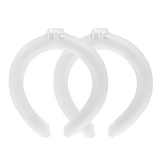 딥톡 아이스링 넥쿨러 DT0087 2p, 화이트, 2개 화이트, 2개