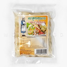 월드푸드 태국 마늘 절임 장아찌 갈릭 피클드 초마늘 Garlic Pickled, 1개, 350g