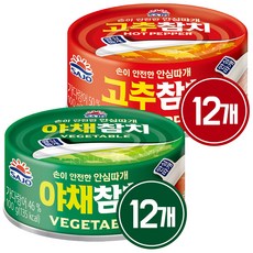 사조 야채참치100g * 4개 + 고추참치100g * 4개, 3세트