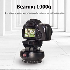 YT-1200 자동 전동 헤드 360 ° 회전 파노라마 안정기 원격 제어 팬 틸트 비디오 삼각대 안정기 전화 카메라, 없음, 1개