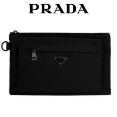 [Prada]프라다 로고 나일론 클러치 포코노 남성 클러치 2NG012064F0002