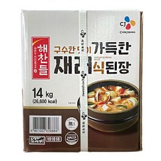 해찬들 가득한 재래식된장, 14kg, 1개