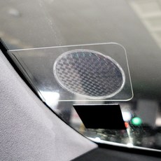 아파트주차 스티커 홀더 주차증 명함 알림판 차량스티커 투명케이스, 기본타입, 1개