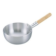 아카오아루미 DON 打出 한손 보스 냄비 18cm 알루미늄 합금 핸들 (천연 나무) 일본 WBC38018, 상세참조인용