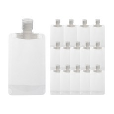 레디엘로 여행용 새지않는 화장품 소분 공병 파우치, 15개, 100ml