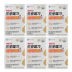 종근당건강 프로메가 알티지 오메가3 듀얼 비타민D 520mg X 60캡슐, 60정, 6개