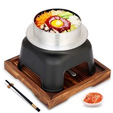 1인화로 미니 솥밥 돌솥 가마솥 캡핑용 냄비 뚝배기, 소형, 1개