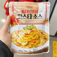 요리하다 매콤까르보나라 파스타 소스 150G x 3개, 단품