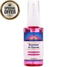헤리티지 스토어 로즈워터 & 글리세린 아토마이저 미스트 스프레이 59ml, 수량: 1　　　　　(상품코드731p)