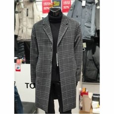 톰스토리 W몰 테일러드 오버핏 타탄체크 코트 T199M6915A18C