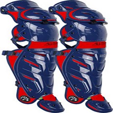 All-Star Adult System 7 Axis Catcher's Leg Guards 올스타 성인용 시스템 7 축 포수 다리 보호대, nullSET