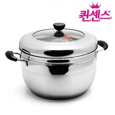 EMJ167836[히트상품]32cm 스팀쿠커 퀸센스 찜기 스팀찜기 스팀쿡커 스텐찜솥, 단일사이즈