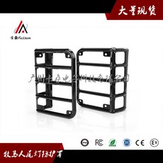행복만땅찐이네가게 안전커버 적용 JEEP 미등 07 17 지프 목마인 전용 테일 램프 알루미늄 블랙 사출 x10개
