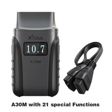 차량용공구 차찌그러짐복원 셀프덴트 대형차공구 다이유어카 라우포스 XTOOL Anyscan A30M OBD2 진단 도구 안드로이드 및 IOS 블루투스 스캐너 자동차 코드 리더 양방향, CHINA, A30M with cable_ITALIAN - 다이유어카