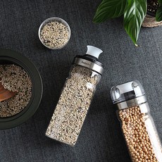 레벤호프 유리 잡곡통 조미료통 양념통 쌀통 1100ml, 레벤호프 유리잡곡통, 1개
