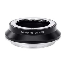 Fotodiox OM35-GFX OM GFX G 마운트 어댑터 (올림푸스 마운트 렌즈 → 후지 필름, 1개