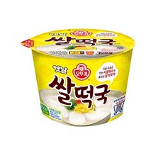 오뚜기 옛날 쌀떡국 용기, 166.6g, 12개