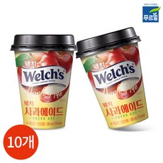 [KT알파쇼핑]푸르밀 웰치스 사과 에이드 250ml x 10개