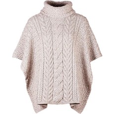 Aran Woollen Mills Supersoft 메리노 울 판초 카울 넥.. 정품보장 - 아란스웨터도안