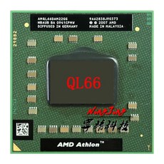 AMD Athlon 64 X2 QL-66 QL 66 2.2 GHz 중고 듀얼 코어 스레드 CPU 프로세서 AMQL66DAM22GG 소켓, 한개옵션0