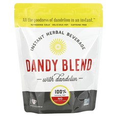 Dandy Blend 인스턴트 허블 베버레이지 위드 단델리온 카페인 프리 14.1 온스 (400 그램) 1팩, 400g, 1개입, 1개