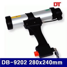 DT N100628 에어실리콘건 DB-9202 280x240mm 310㎖ (1EA), 블랙