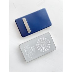 메이드 인) 자력 무선 휴대용 충전기 5000mAh 맥세이프 magsafe v03022, 네이비 블루, 5000