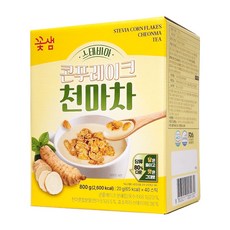 꽃샘 스테비아 콘푸레이크천마차 40T, 1개, 40개입, 20g