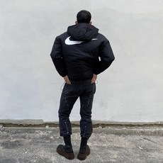 킹콩지미스 로고 빵빵 후드 패딩