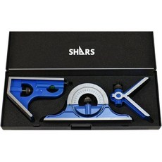 Shars 직각자 샤스 12인치 4R 졸업 조합 사각형 세트 303-6101 P), 1개